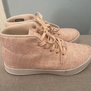 NoBull pink high top trainers